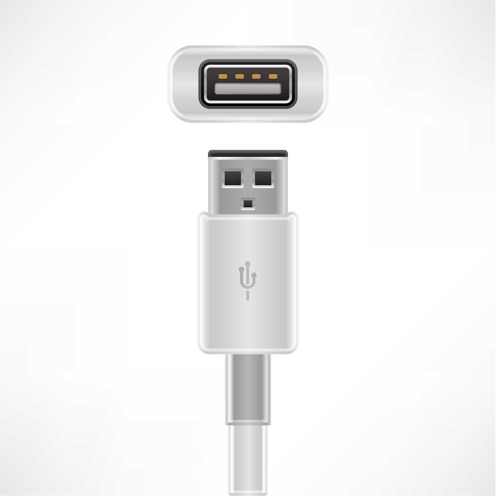 USB cable and connector